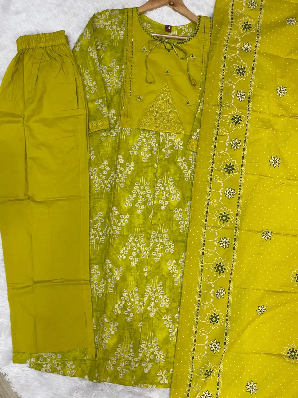 Beautiful Lila 153 Cotton Embroidery Hand Work Festival & Party Wear Readymade Dress 2026