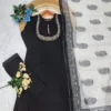 Zarin 09 Roman Silk Embroidery Work Readymade Dress Wholesale Market In Surat