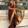 Launching BLJ Nauvari Maharashtra Paithani Silk 9 Yard Saree Online Wholesale Surat India 2026