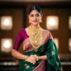 Rani 6091 Lichi Silk Jacquard Work Festival Saree Wholesale Surat