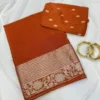 Buy RGS Viscose Chinon jacquard Work Saree Wholesale Surat 2026