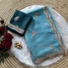 Buy MHV Shirisha Chiffon Embroidery Work Festival Saree Wholesale Surat 2026
