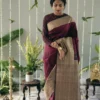 Rani 6091 Lichi Silk Jacquard Work Festival Saree Wholesale Surat