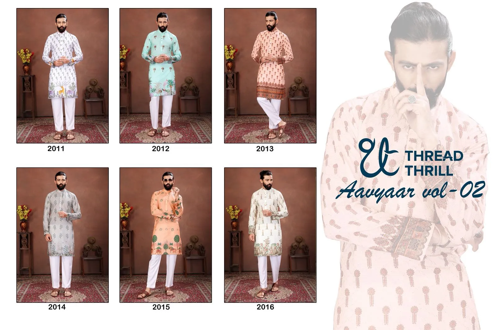 Beautiful Threadthrill Aaviyaar Vol 2 Cotton Kurta Pajama Wholesale Surat 2026 2026