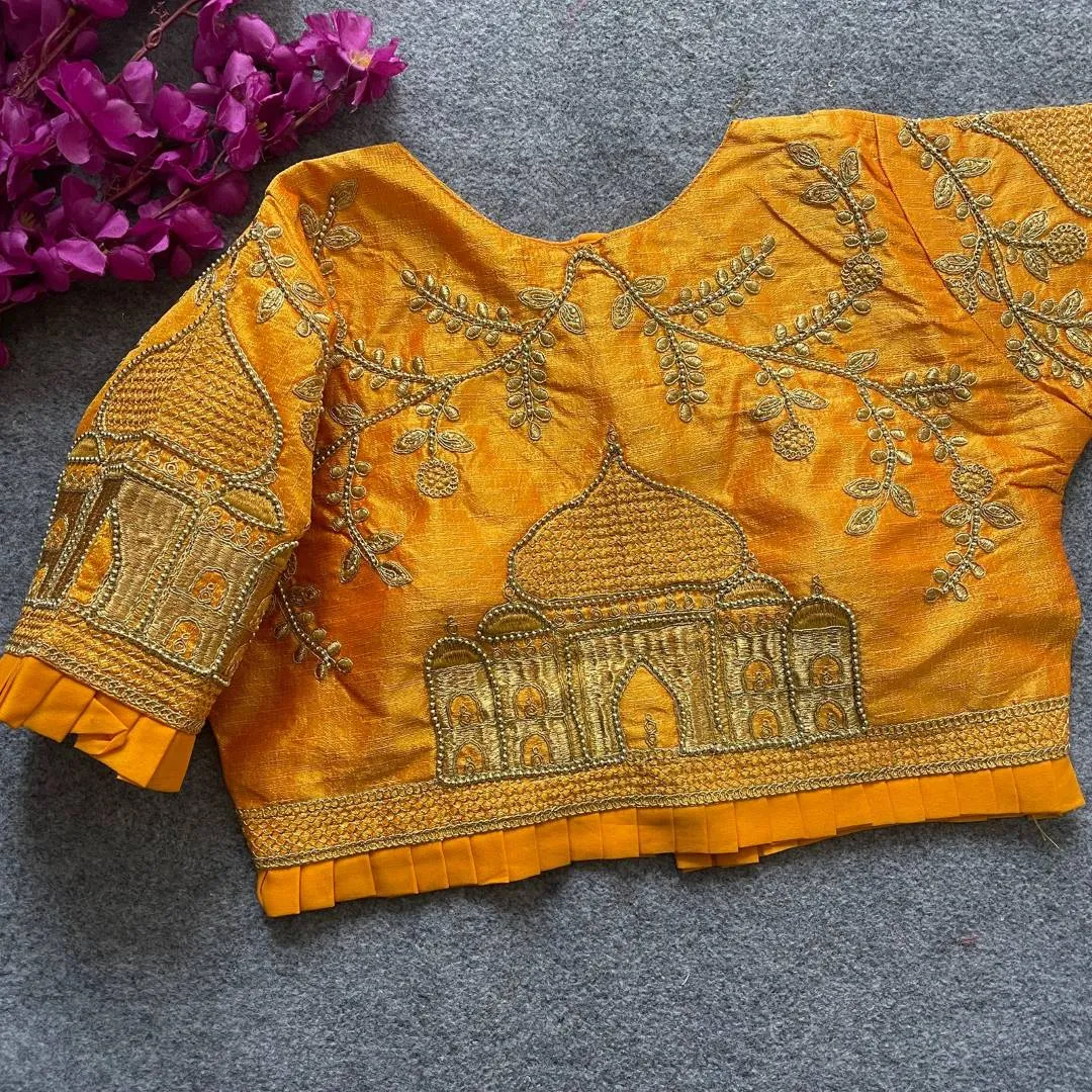 Ruhi Fentam Silk Hand Work Readymade Blouse Wholesale Surat
