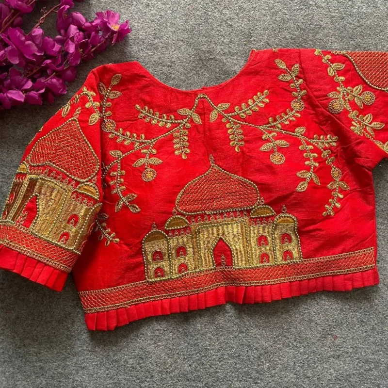 Stylish Ruhi Fentam Silk Hand Work Readymade Blouse Wholesale Surat 2026