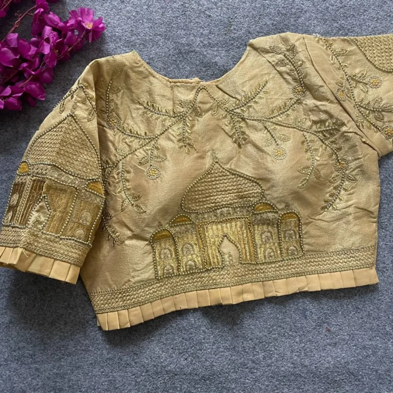 Stylish Ruhi Fentam Silk Hand Work Readymade Blouse Wholesale Surat 2026