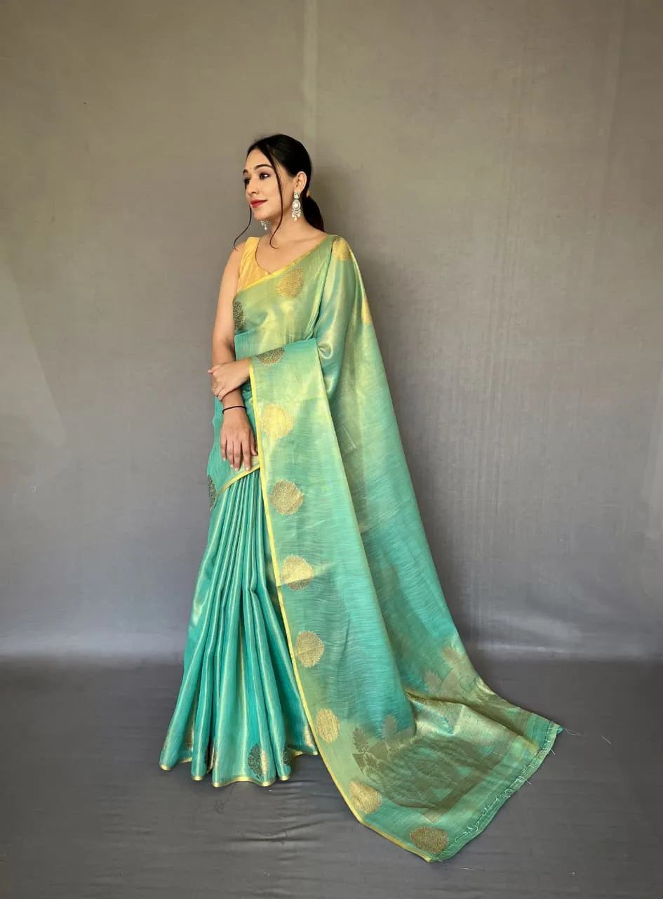 Tissue Silk Weaving Saree Wholesale Supplier India Taf Gulabo 2