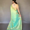 Stylish Tissue Silk Weaving Saree Wholesale Supplier India Taf Gulabo 2 2026