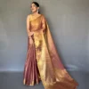 Stylish Tissue Silk Weaving Saree Wholesale Supplier India Taf Gulabo 2 2026