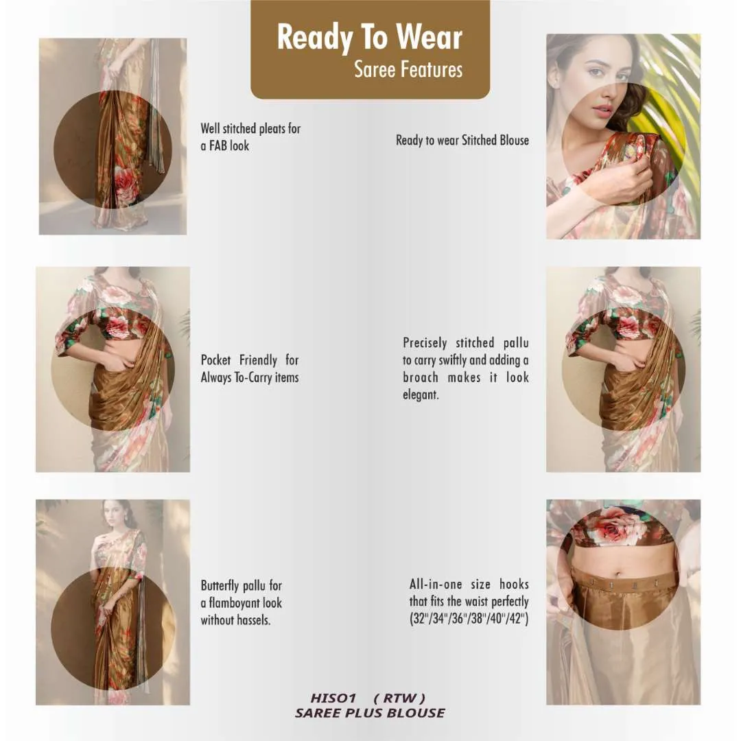 Launching 1 Minute Ready To Wear Saree Wholesale Online Sanjana 2026