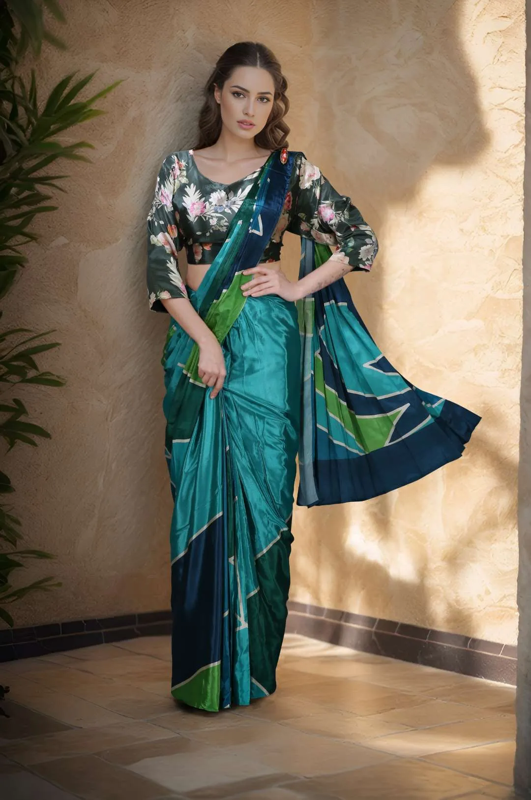 Launching 1 Minute Ready To Wear Saree Wholesale Online Sanjana 2026