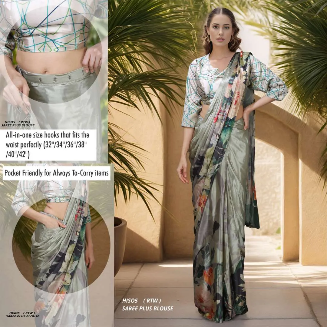 Launching 1 Minute Ready To Wear Saree Wholesale Online Sanjana 2026
