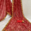 Beautiful Viscose Georgette Bandhani Gota Work Saree Wholesale SANB 2026