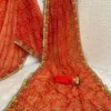 Beautiful Viscose Georgette Bandhani Gota Work Saree Wholesale SANB 2026
