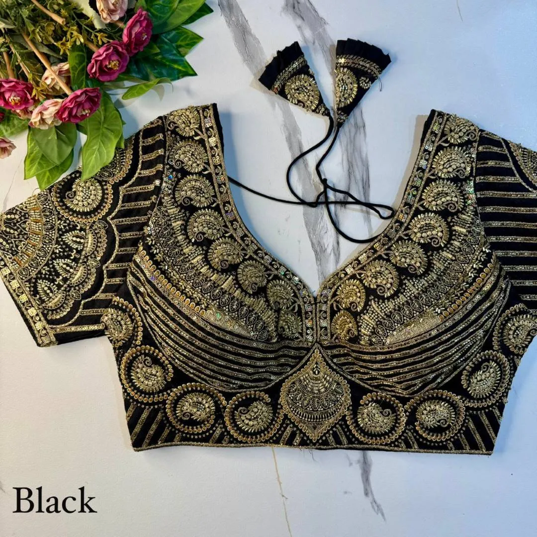 Priyal Italian Silk Sequence Wedding Readymade Blouse Wholesale Surat