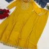 Buy Yellow Vichitra Silk Anarkali Suit Dress Wholesale Online Beauty J 1013 2026