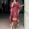 Beautiful WMN 3003 Pure Gaji Silk Kaftan Wholesale in India 2026