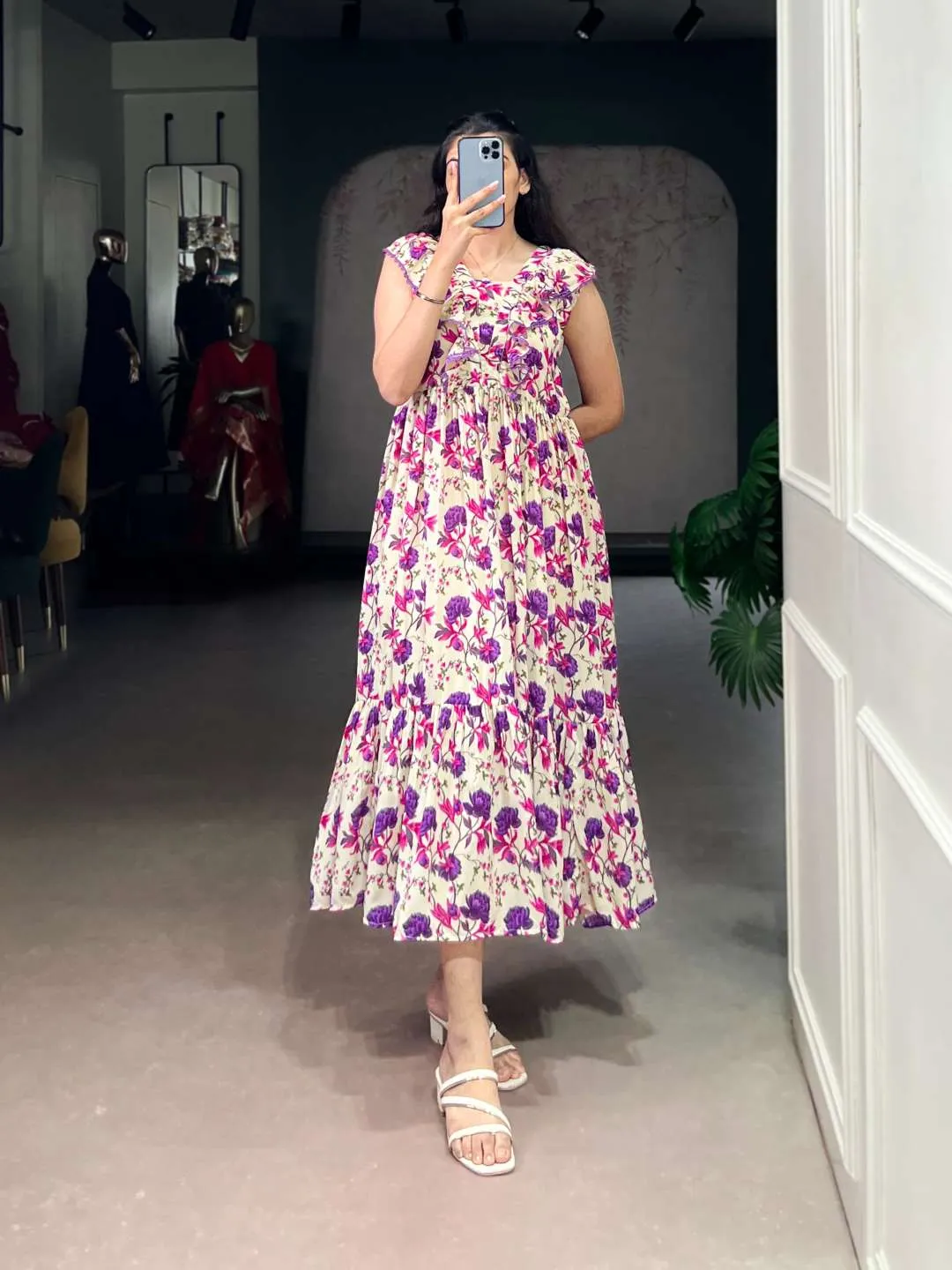 Buy WMN 4506 Maslin Silk Frock Kurti Wholesale Supplier Surat 2026