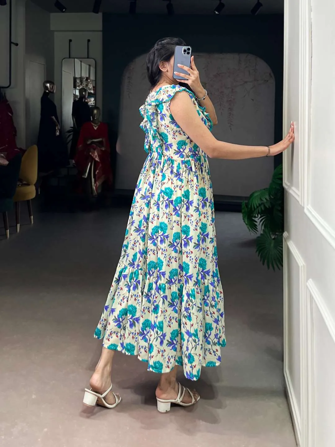 Buy WMN 4506 Maslin Silk Frock Kurti Wholesale Supplier Surat 2026