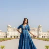 Latest TAF 2407 Craft Silk Women Gown Wholesale Surat India 2026