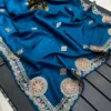 Stylish Karishma Radhe Silk with Foil Gota Work Saree Wholesale Surat Market 2026