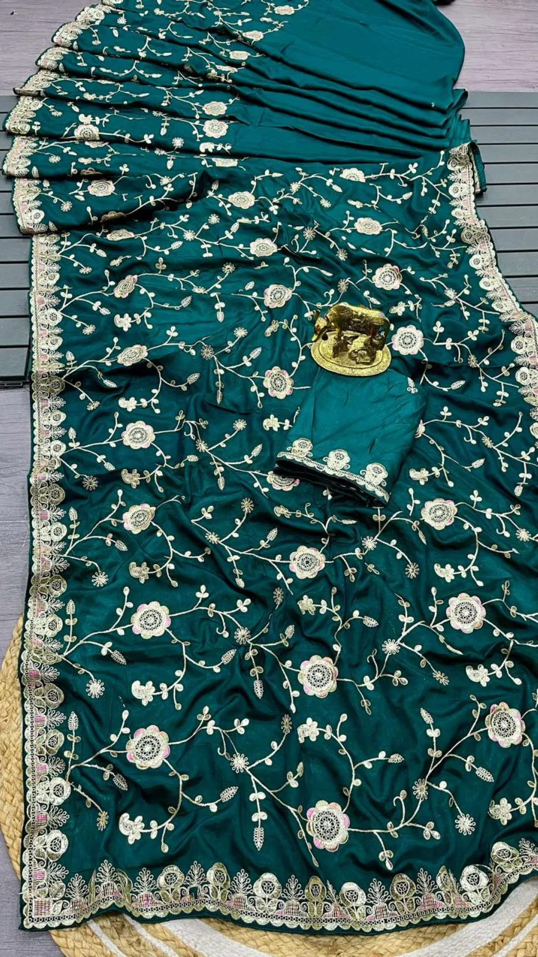 Buy Karishma Urmila 2 Silk Foil Gota & Multi Work Saree Wholesaler India 2026