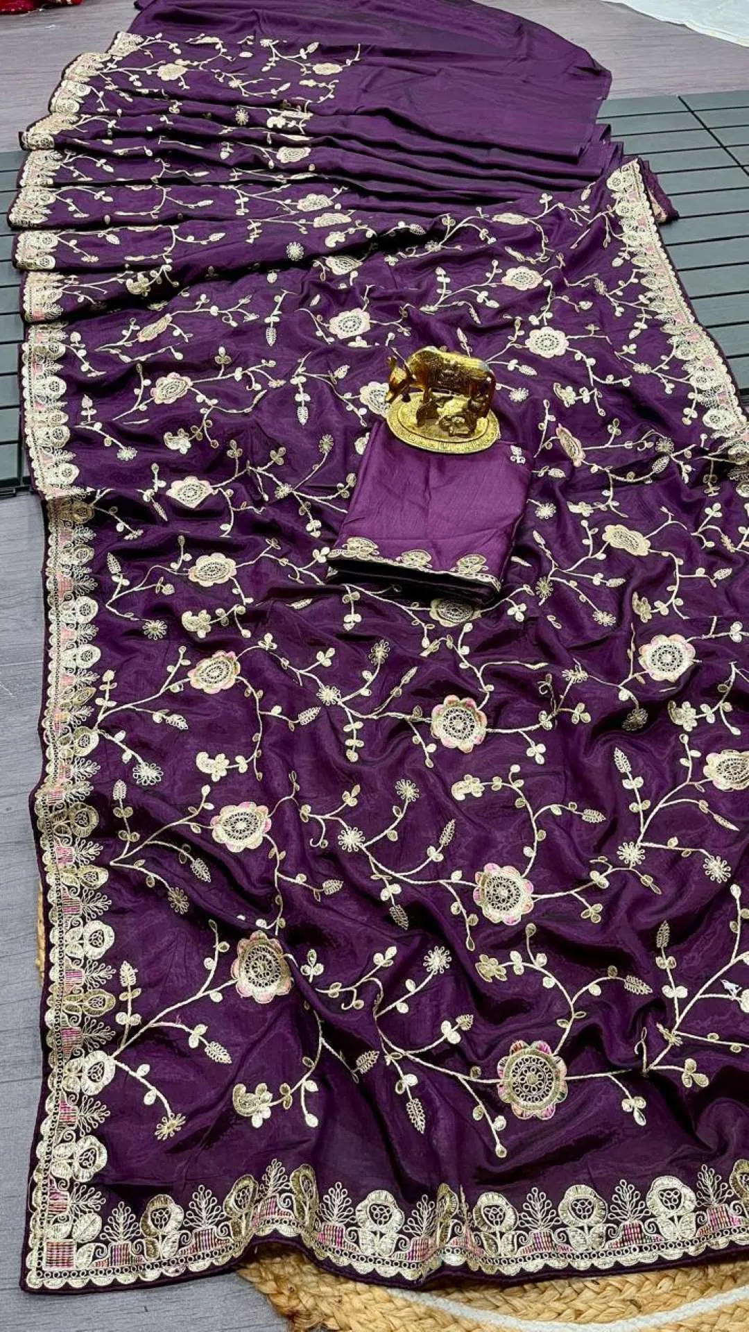 Buy Karishma Urmila 2 Silk Foil Gota & Multi Work Saree Wholesaler India 2026