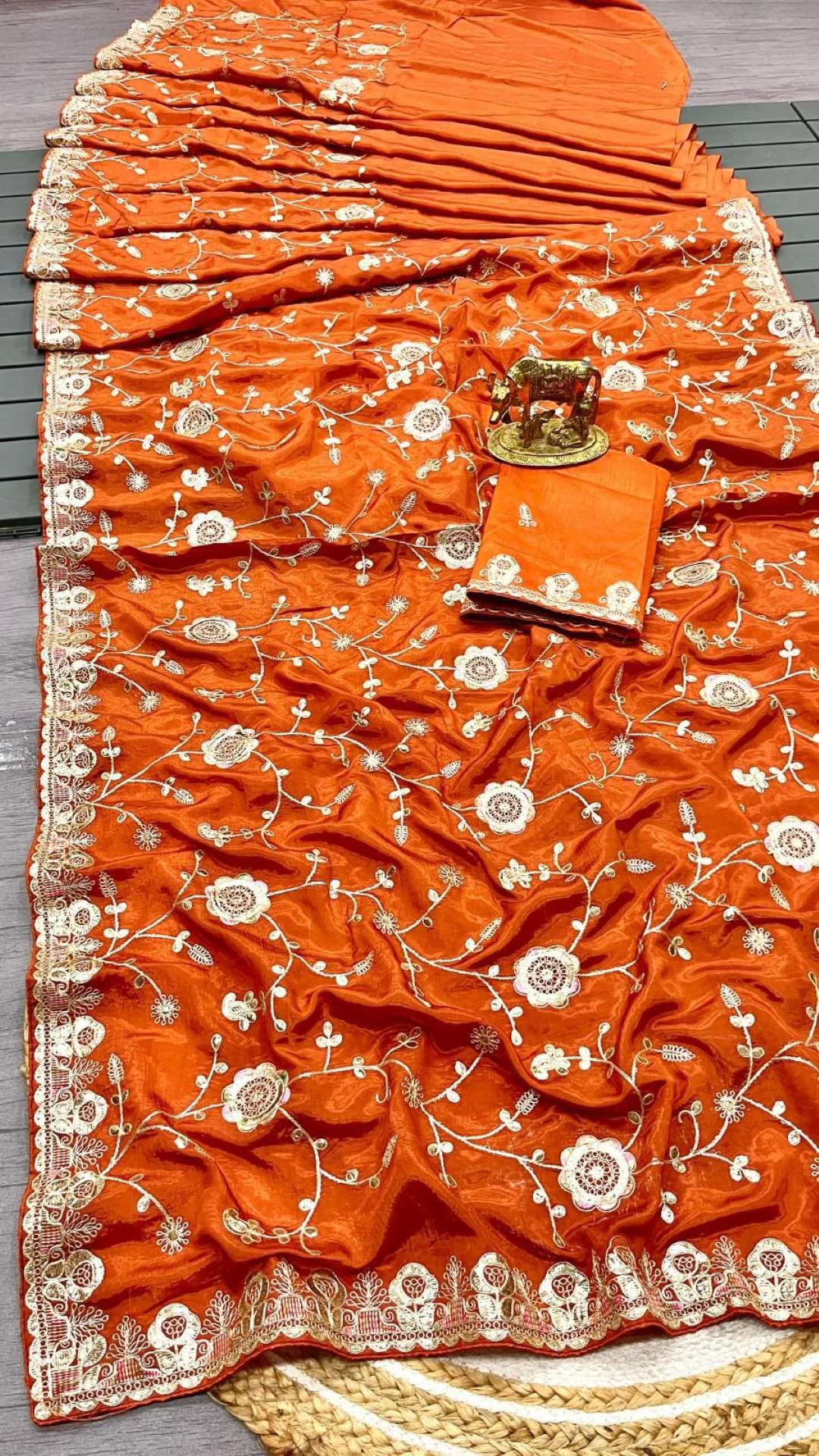 Buy Karishma Urmila 2 Silk Foil Gota & Multi Work Saree Wholesaler India 2026