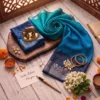 Beautiful Karishma 3D Georgette Silver Padding Saree Wholesale Supplier Surat 2026