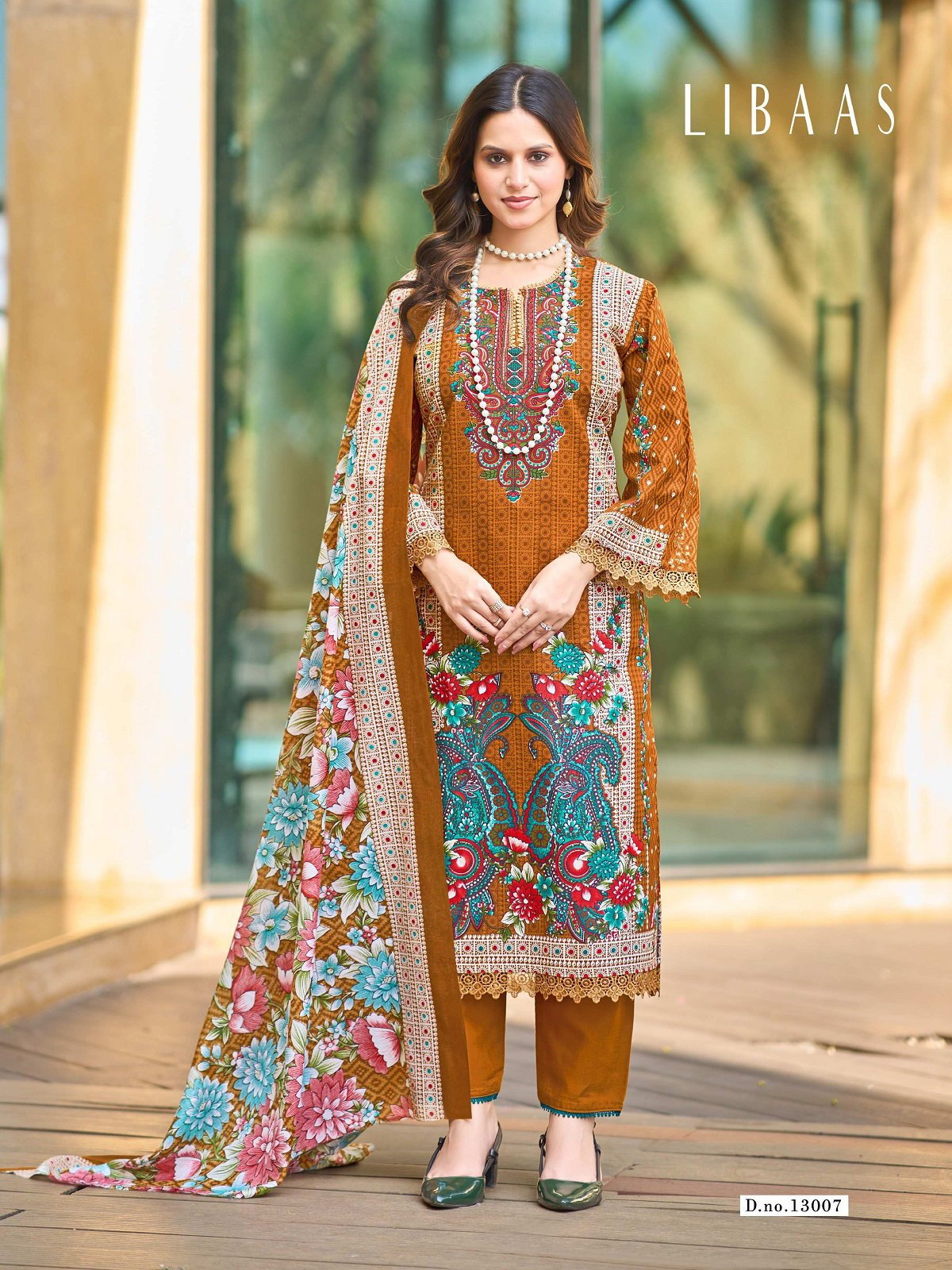 Ganesha Libaas Vol 13 Cotton Digital Printed Dress Material Collection Wholesale