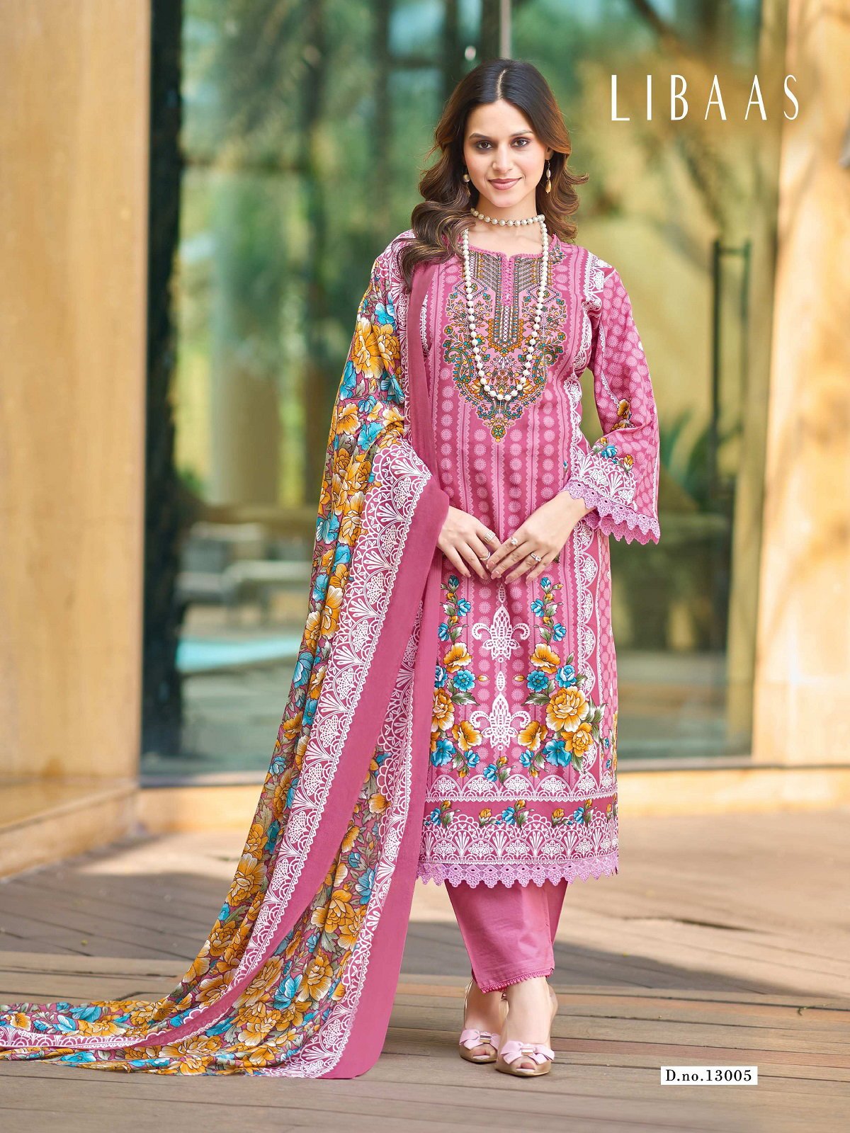 Ganesha Libaas Vol 13 Cotton Digital Printed Dress Material Collection Wholesale
