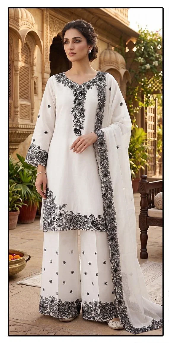 Hoor Tex 638 Jimmy Choo Embroidered Salwar Kameez Wholesale