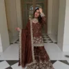 Buy Sabina 1712 Gmy Silk Embroidery Wedding Pakistani Gharara Suti Wholesale Surat 2026