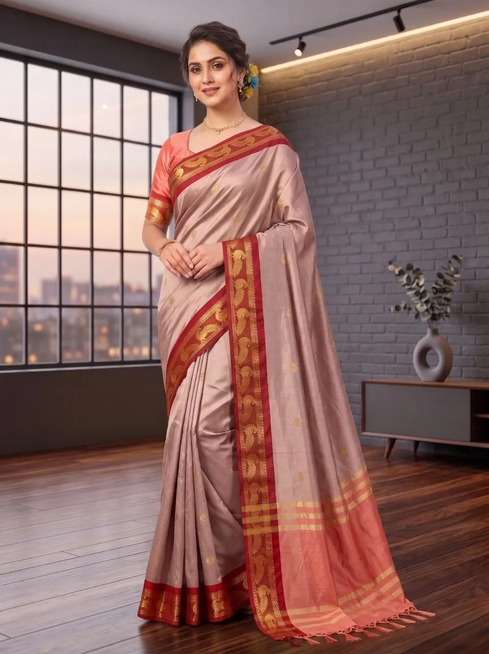 Beautiful SS180 Morpankh Mercerised Silk Zari Work In Manufacturers Surat 2026