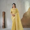Launching Laxmi 1062 Linan Cotton Silk Weaving Party Wear Saree Wholesale Surat 2026