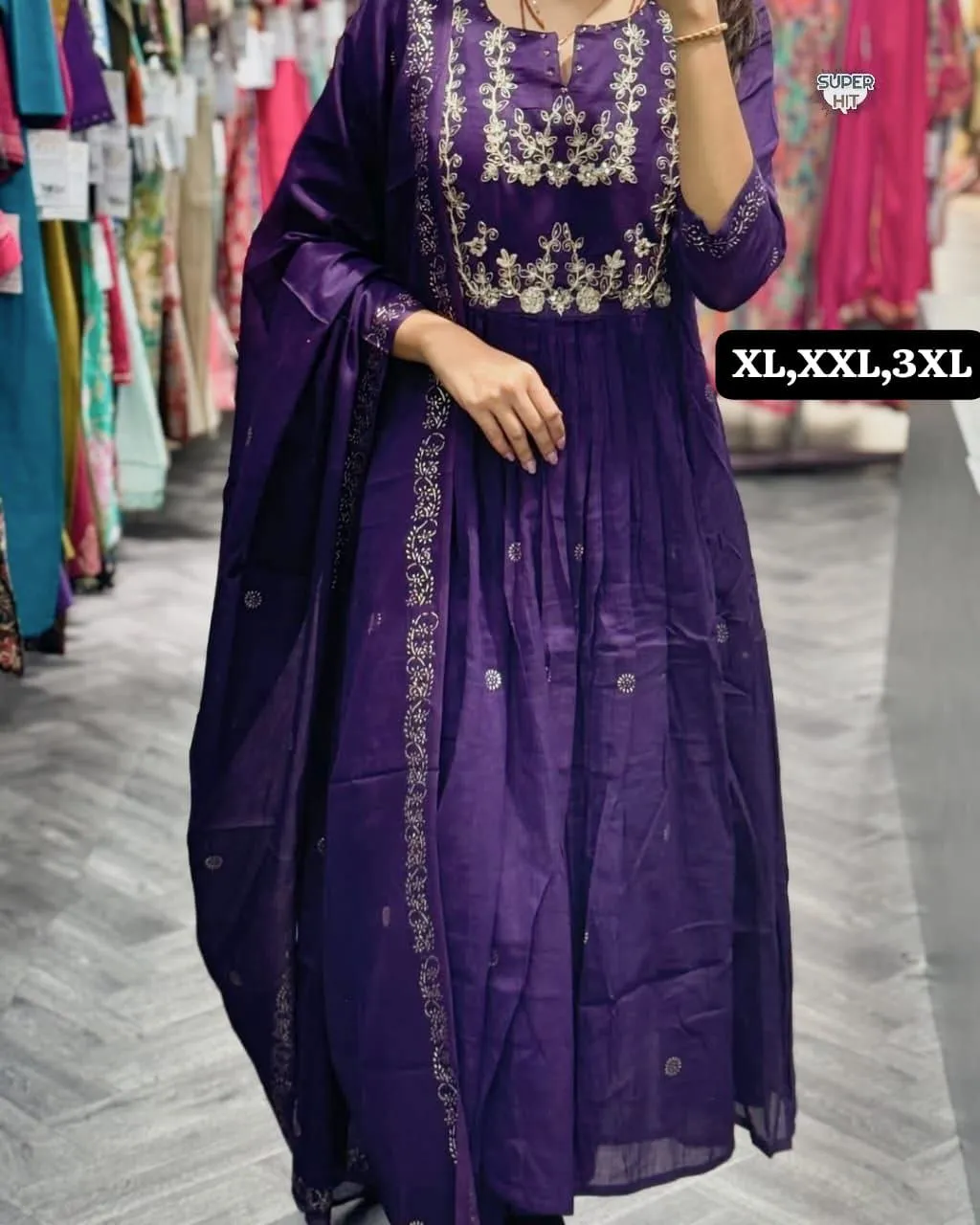 Latest Laxmy Cotton Anarkali Readymade Dress & Gown Wholesale Surat 2026