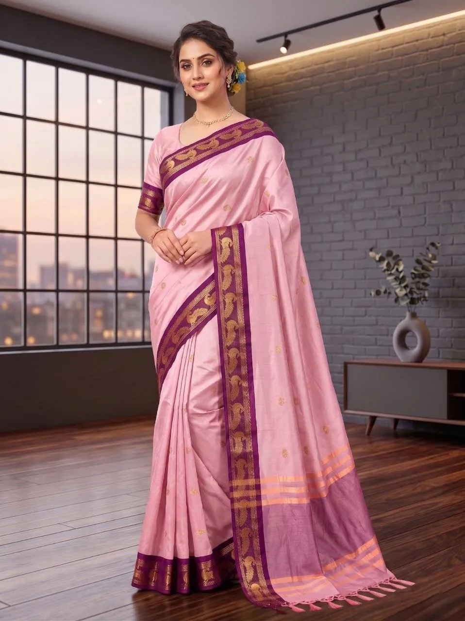 Beautiful SS180 Morpankh Mercerised Silk Zari Work In Manufacturers Surat 2026
