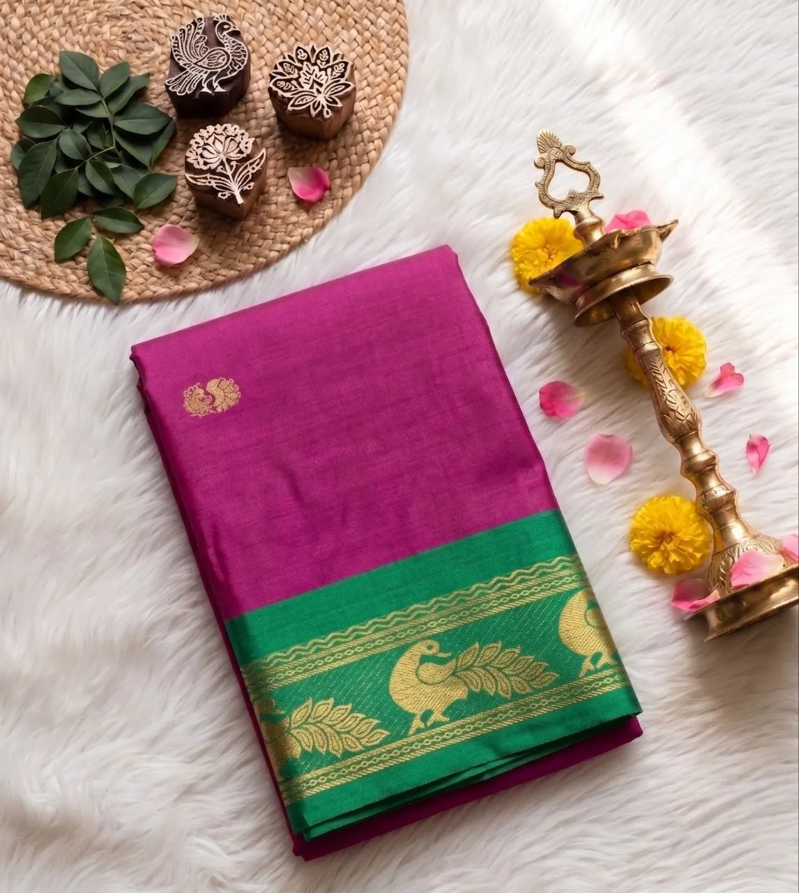 Beautiful SS180 Morpankh Minakari Silk Designer Bollywood Festival & Daily Wear Saree 2026