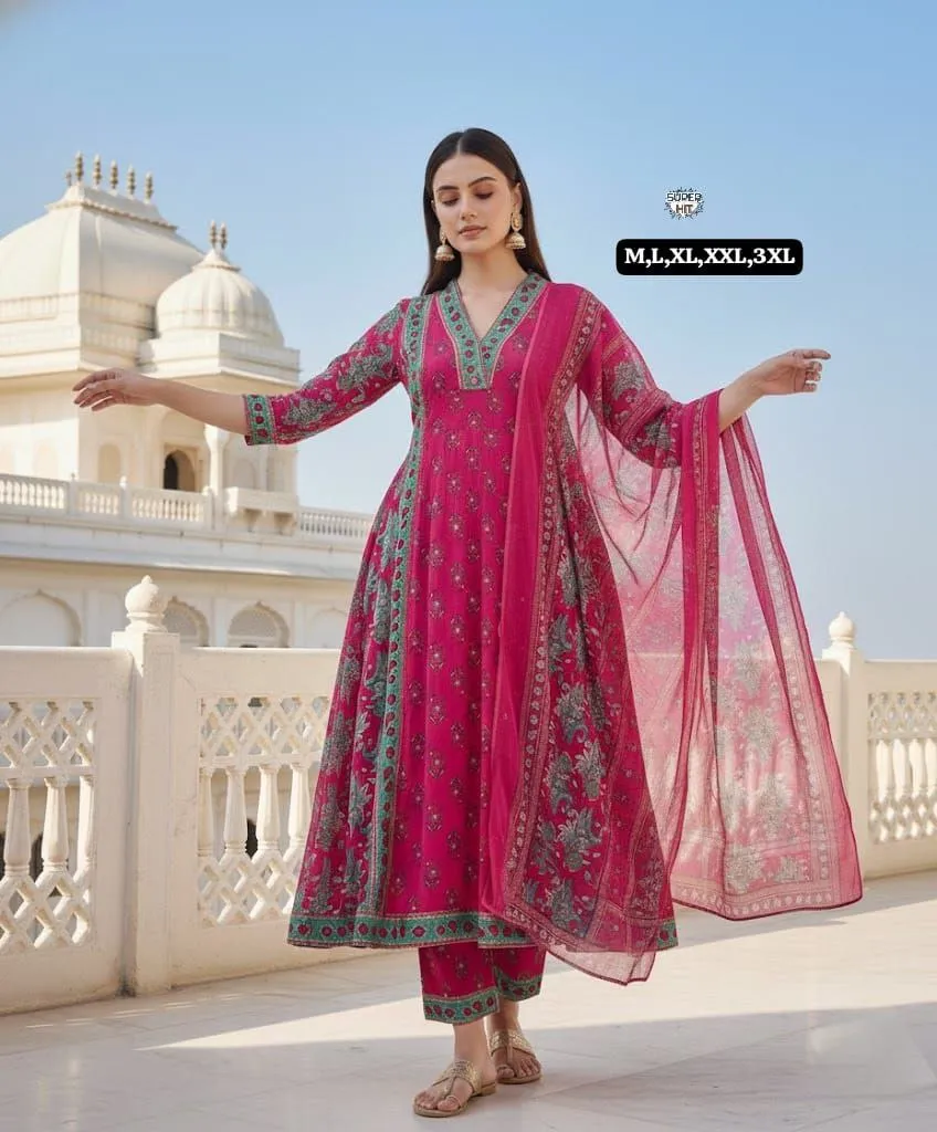 Latest Laxmy Cotton Anarkali Readymade Dress & Gown Wholesale Surat 2026
