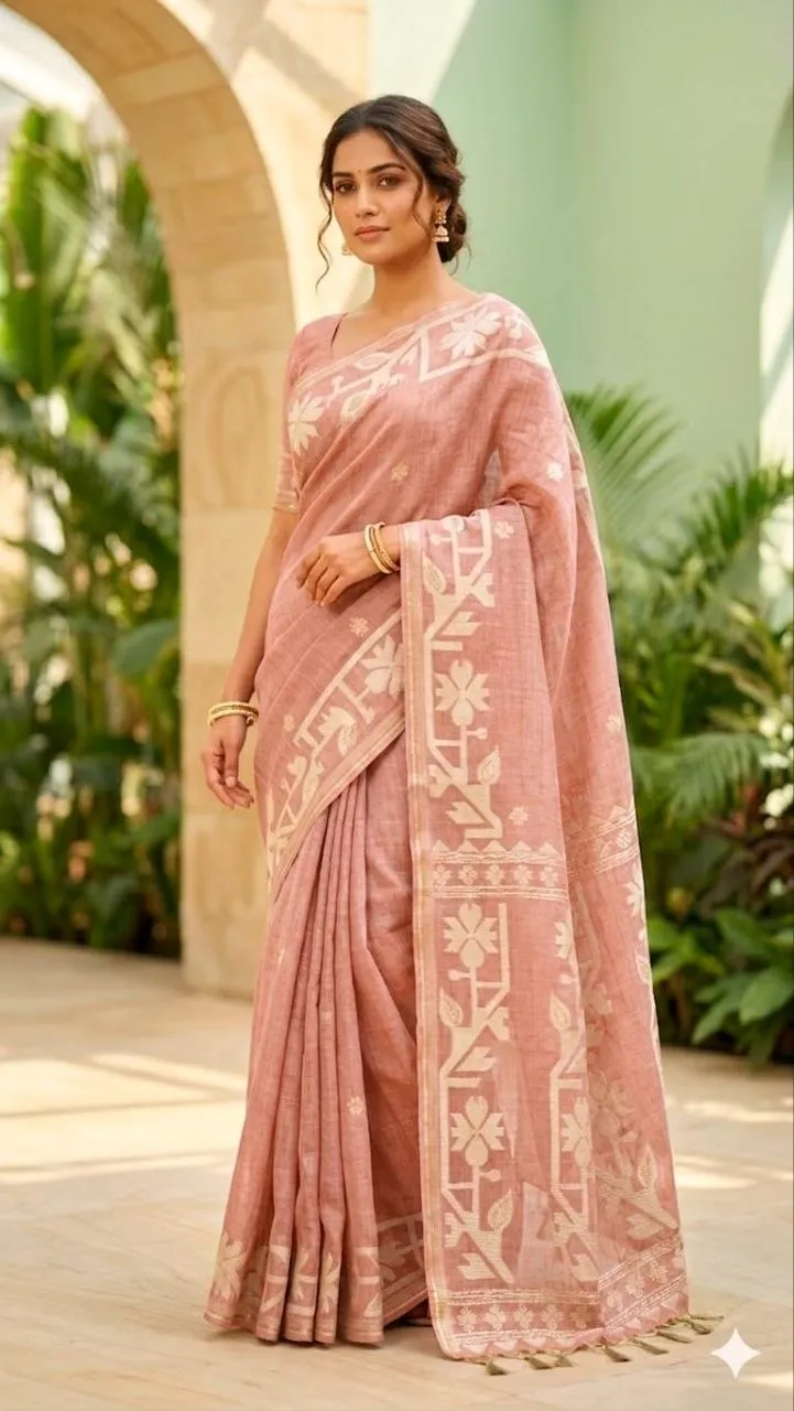 RGS Elegant Jamdani Festive Saree Wholesale Surat