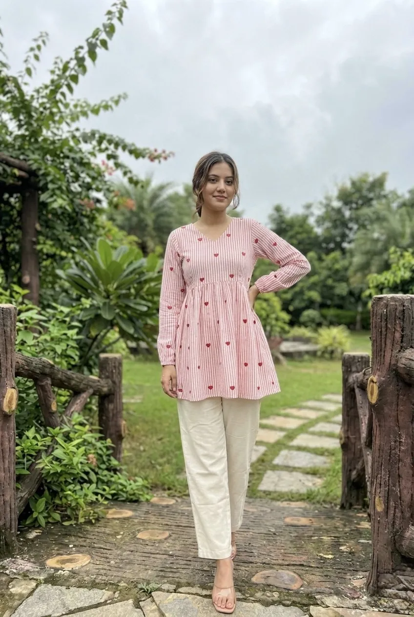 Mohini 9337 Cotton Embroidery Work Top Pant Wholesale Surat