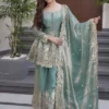FFD Fandy Embroidery Sharara Suit Wholesale Online Surat
