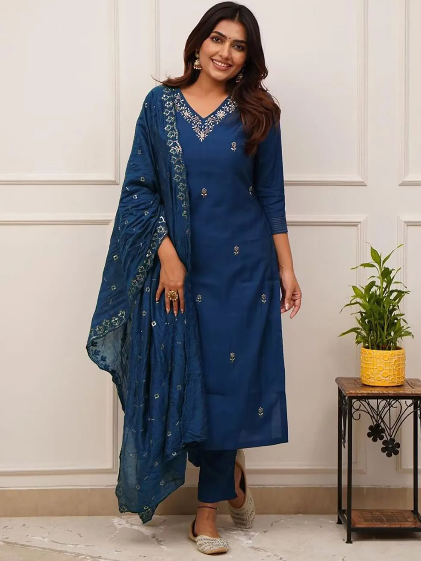 FFD Tesla Embroidery Readymade Dress Wholesale Surat