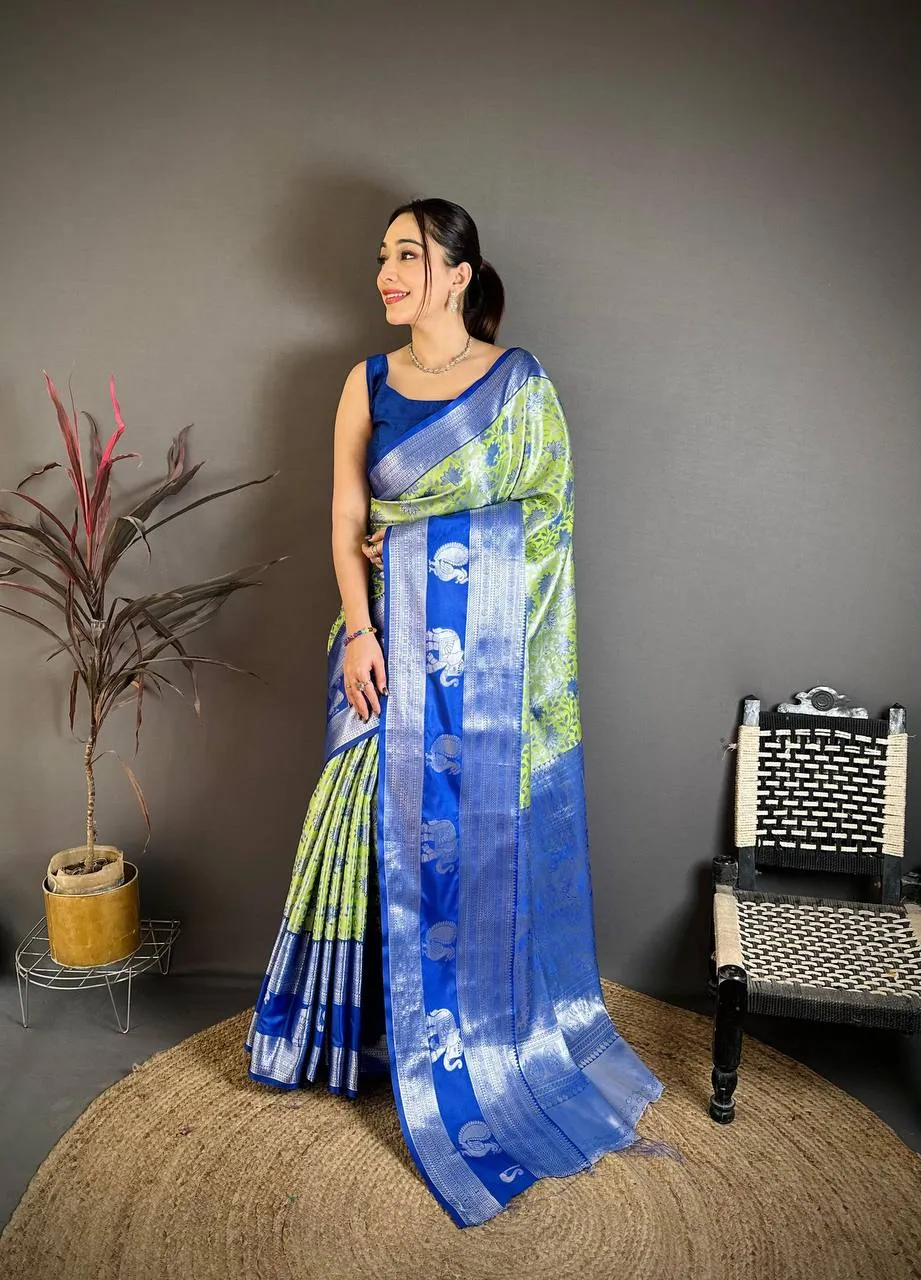 Laxmi 999 Kanjivaram Silk Weaving Zari Work Saree Wholesale Surat