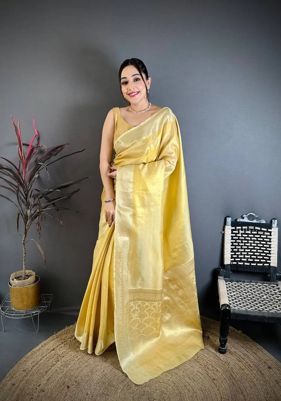 Laxmi 1053 Tissue Silk Party Wear Saree Surat Wholesale