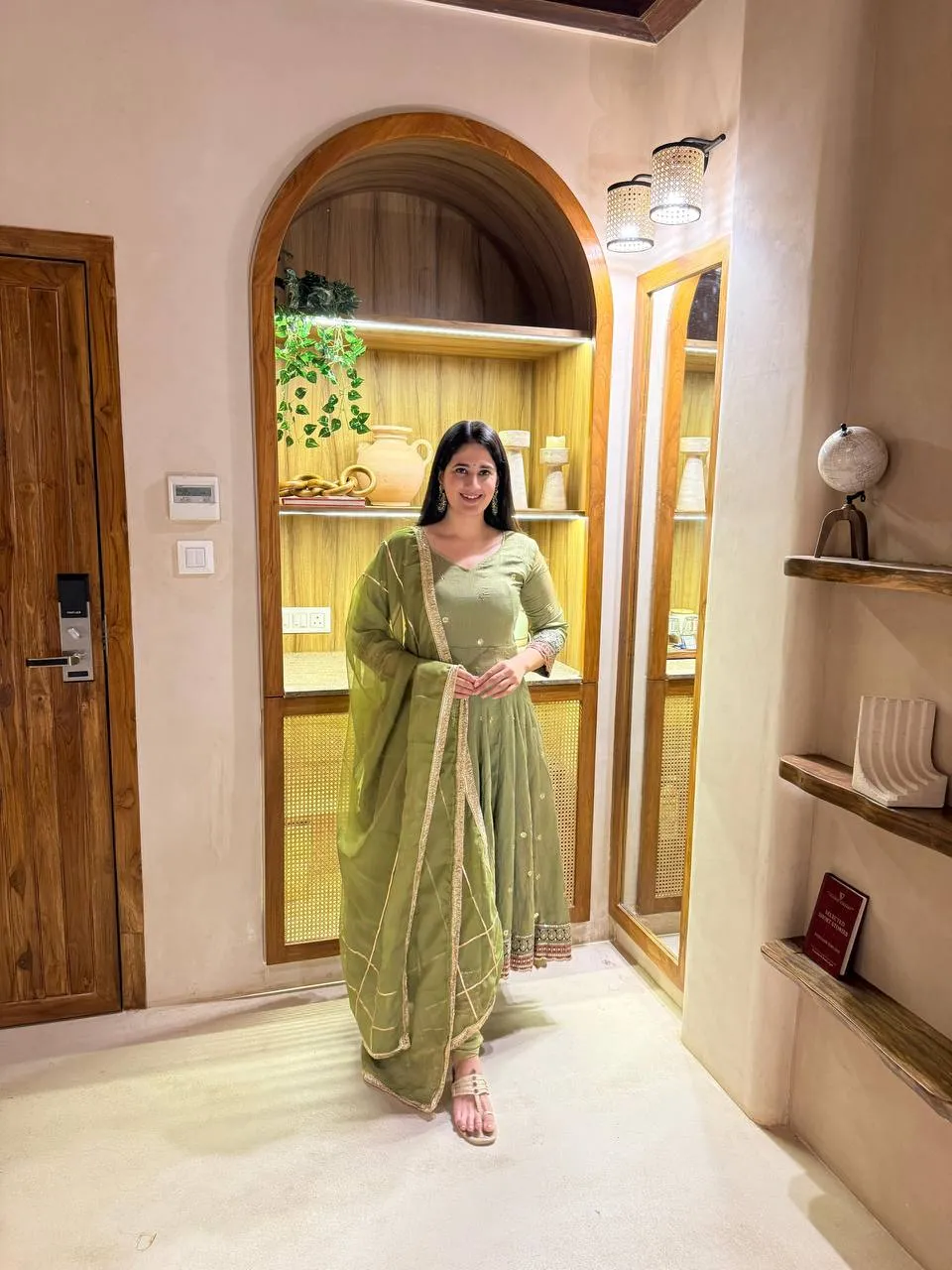 NFD 5061 Vichitra Silk Embroidery Anarkali Gown Dress Wholesale Surat