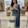 C585 1460 Georgette Embroidery Wedding Pakistani Sharara Suit Wholesale Surat