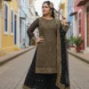C585 1461 Georgette Embroidery Work Wedding Pakistani Suit Wholesale Surat