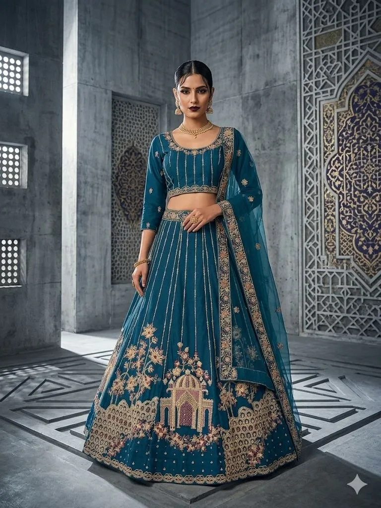 SBD 1130 Net Dori Embroidery Lehenga Choli Wholesale Surat